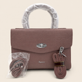 Bellavie Croc-Embossed Structured Handbag