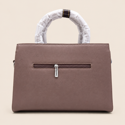 Bellavie Croc-Embossed Structured Handbag