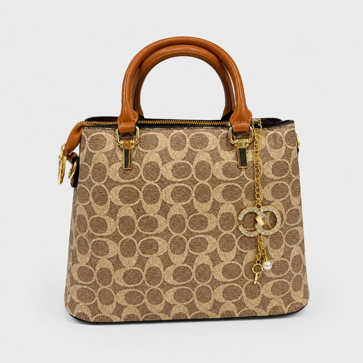 Bellavie Printed Structured Handbag