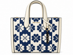 Emily Loran Floral tote Bag- Blue