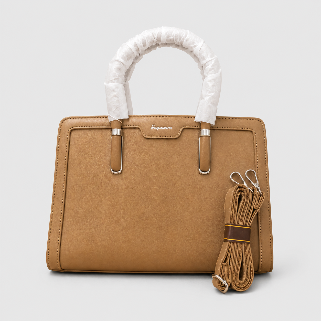 Bellavie Top-Handle Handbag – Taupe