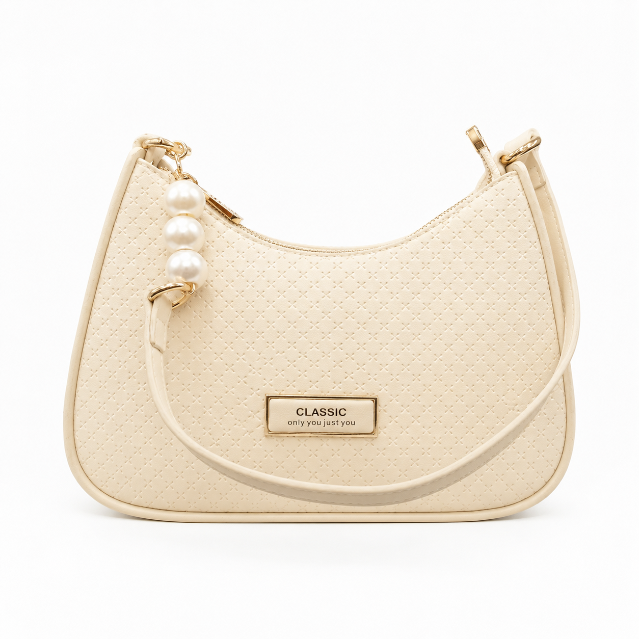 Bellavie Textured Hobo Shoulder Bag