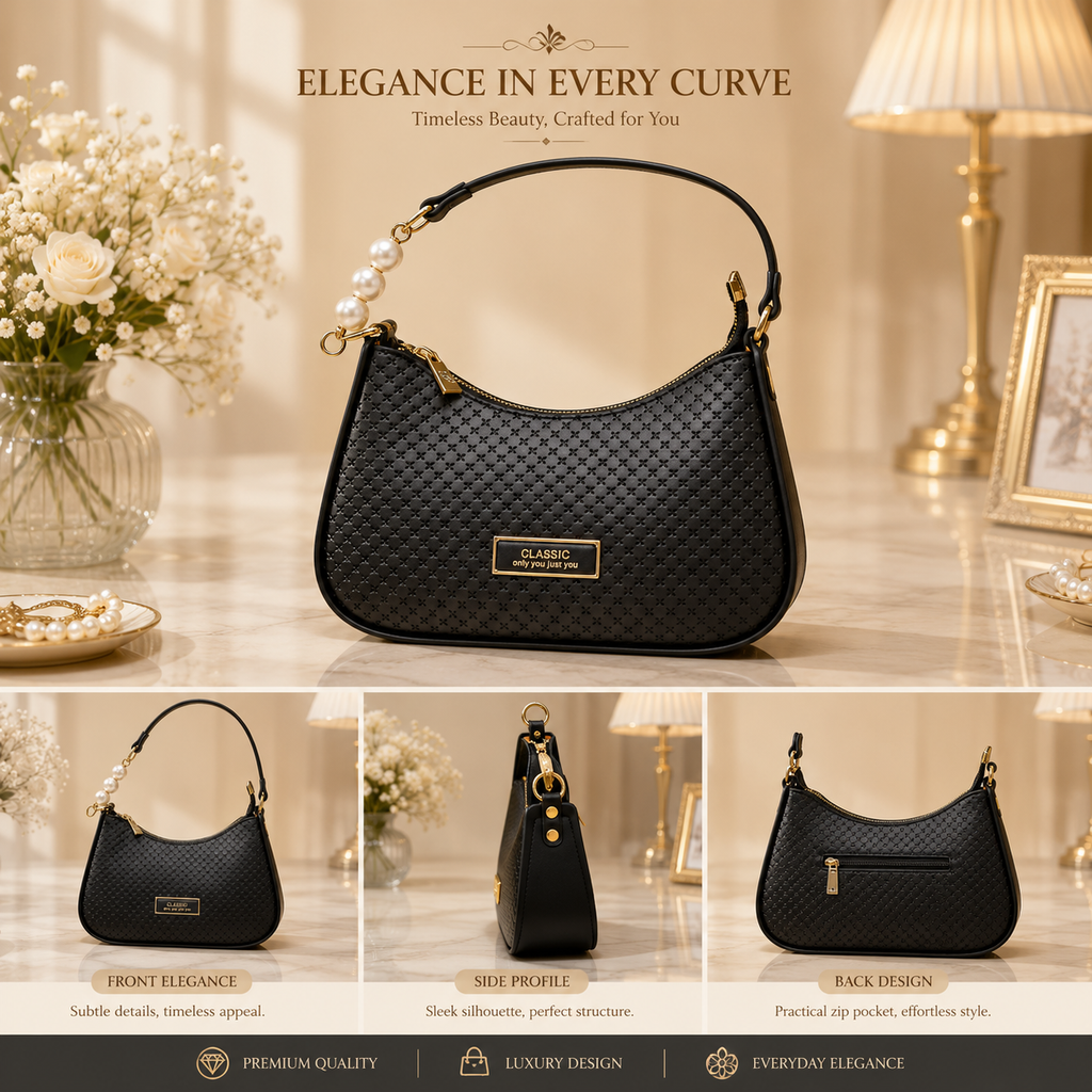 Bellavie Textured Hobo Shoulder Bag