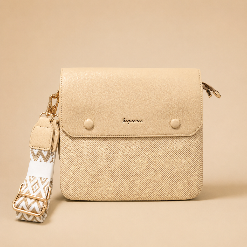 BellaVie Blush Pink Textured Crossbody Bag / Sling