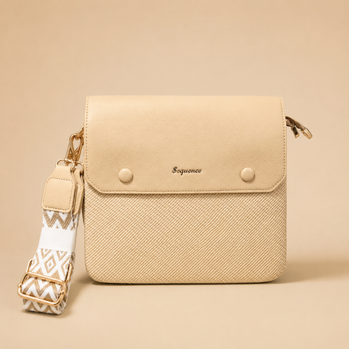 BellaVie Blush Pink Textured Crossbody Bag / Sling