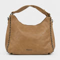 BellaVie Studded Hobo Tote Bag